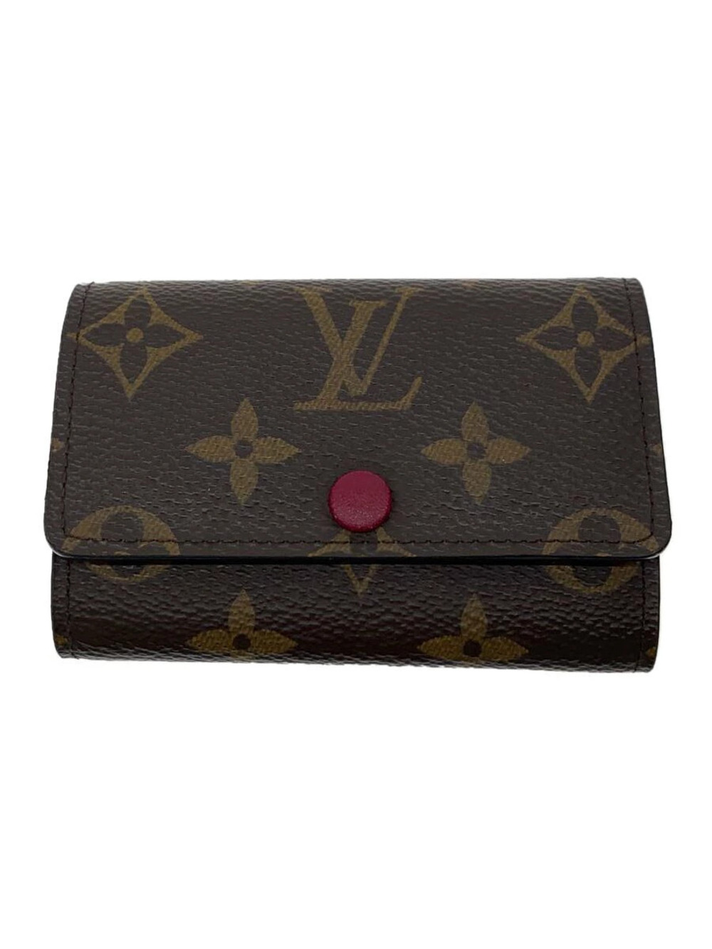 LOUIS VUITTON Multicles Monogram Canvas Brown Fuschia Pink